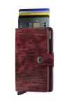 Secrid - Шкіряний гаманець MDM.Bordeaux-Bordeaux колір червоний