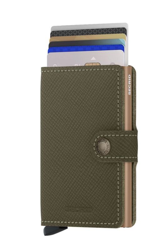 Кожаный кошелек Secrid цвет зеленый MSa.Olive-OLIVE фото 2