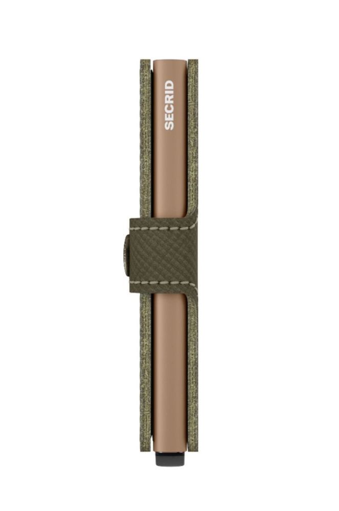 Шкіряний гаманець Secrid колір зелений MSa.Olive-OLIVE фото 5