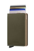 Шкіряний гаманець Secrid колір зелений SSa.Olive-OLIVE
