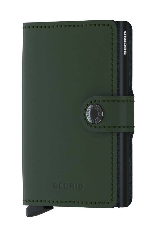 Гаманець Secrid колір чорний MM.Green.Black-Green.Blac