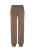 Спортивні штани MUUV. Spodnie Dresowe Z Wysokim Stanem Mild Cotton жіночі колір коричневий однотонні