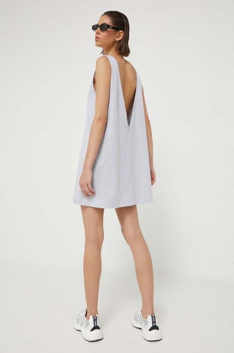 Сукня MUUV колір сірий mini oversize