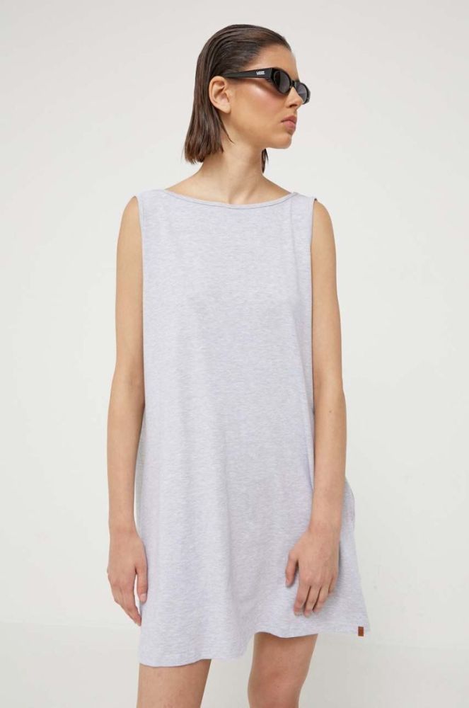 Сукня MUUV колір сірий mini oversize фото 3