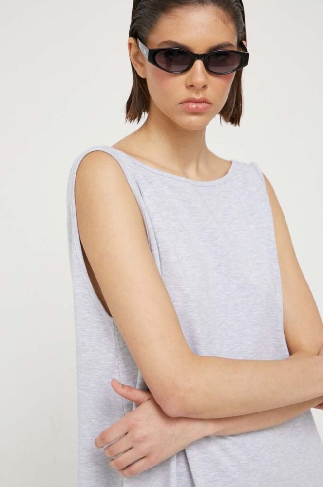 Сукня MUUV колір сірий mini oversize фото 5