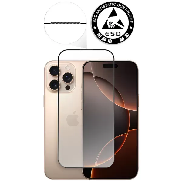 Захисне скло ZK 2.5D Full Screen Self-in kit для iPhone 16 Pro Max