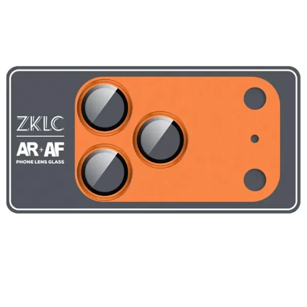Захисне скло на камеру ZK Armored Lens Protection Glass Cosmic Orange для iPhone 17 Pro Max
