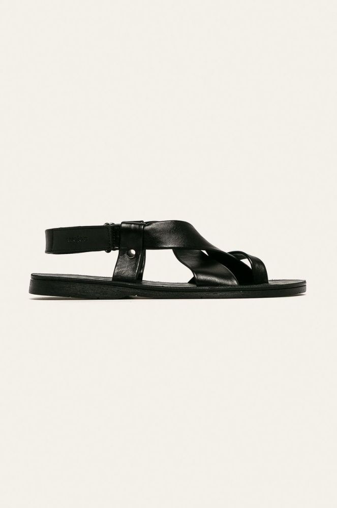 Wojas - Шкіряні сандалі колір чорний