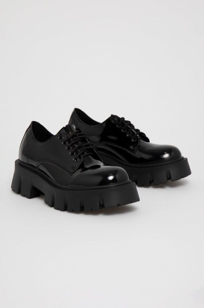 Туфлі Altercore Deidra Vegan Black Patent жіночі колір чорний на платформі фото 2