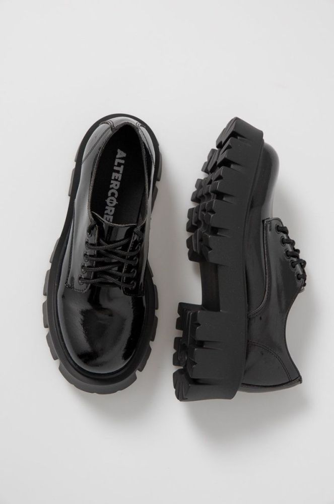 Туфлі Altercore Deidra Vegan Black Patent жіночі колір чорний на платформі фото 4