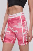Шорти LaBellaMafia жіночі колір рожевий візерунок висока посадка