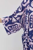 Кімоно Beatrice B колір синій oversize візерунок