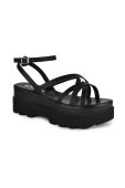 Сандалі Altercore Dolo жіночі колір чорний на платформі