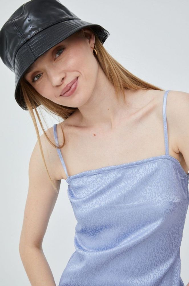 Сукня RVCA колір фіолетовий mini пряма фото 4
