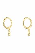 Срібні сережки з позолотою Tous колір золотий (3016157)
