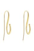 Срібні сережки з позолотою Tous колір золотий (3304622)