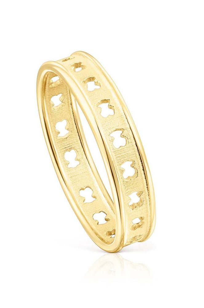 Срібний перстень з позолотою Tous колір золотий (3304628)