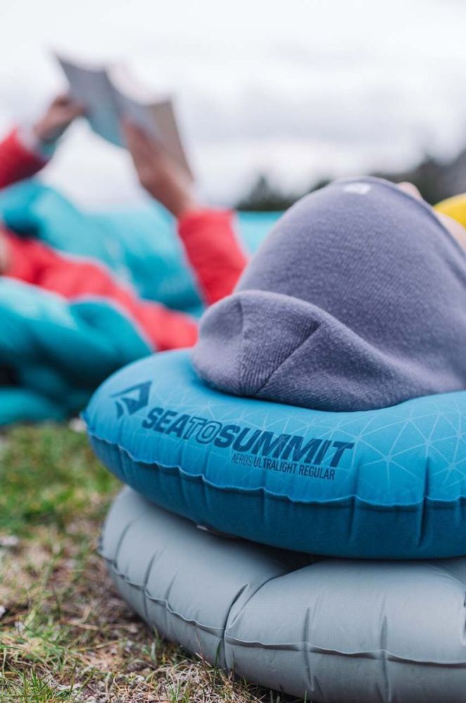 Подушка Sea To Summit Aeros Premium колір зелений фото 5