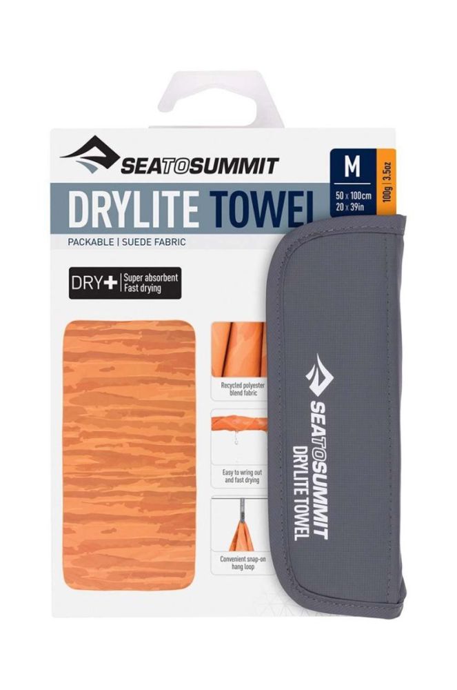 Рушник Sea To Summit DryLite 50 x 100 cm колір помаранчевий фото 2