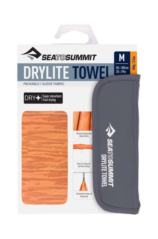 Рушник Sea To Summit DryLite 50 x 100 cm колір помаранчевий фото 2