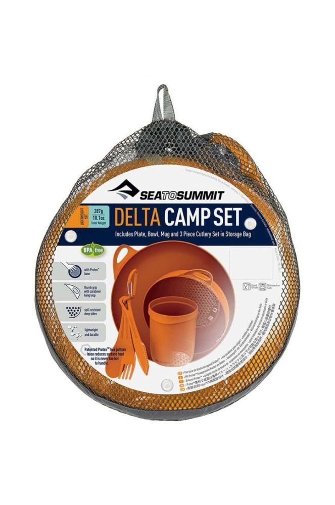 Набір посуду Sea To Summit Delta Camp Set колір помаранчевий фото 2