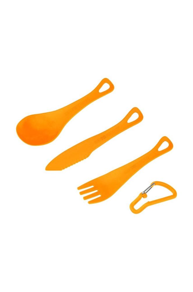 Туристичний набір столових приборів Sea To Summit Delta Cutlery Set колір помаранчевий