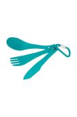 Туристичний набір столових приборів Sea To Summit Delta Cutlery Set колір зелений