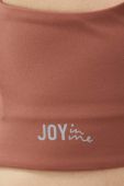 Бюстгальтер для йоги Joy in me Stay Close колір коричневий однотонний