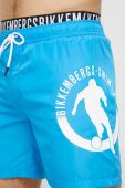 Купальні шорти Bikkembergs колір блакитний