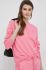 Кофта Blauer жіноча колір рожевий однотонна