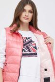 Пухова безрукавка Blauer жіночий колір рожевий перехідний