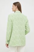 Піджак Mos Mosh колір зелений однобортний візерунок (3016195)