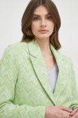 Піджак Mos Mosh колір зелений однобортний візерунок (3016195)