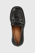 Шкіряні туфлі Charles Footwear Kiara жіночі колір чорний каблук блок Kiara.Loafer (2968062)