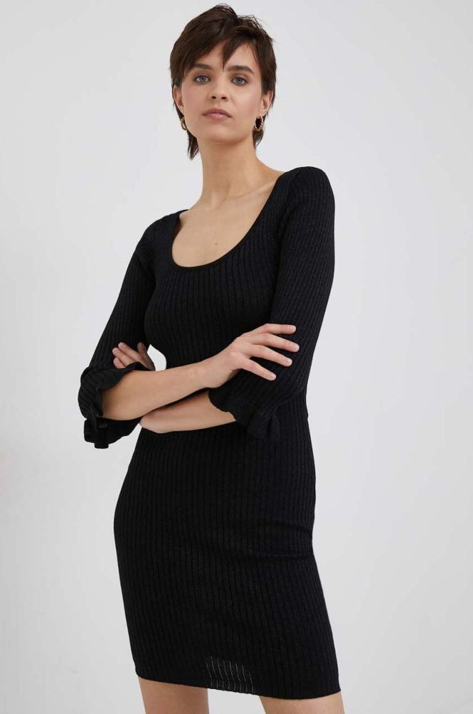 Сукня XT Studio колір чорний mini облягаюча (3084179)