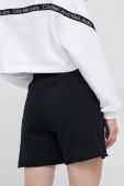 Шорти Blauer жіночі колір чорний однотонні висока посадка
