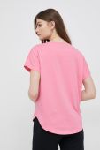 Бавовняна футболка Blauer колір рожевий (3118723)