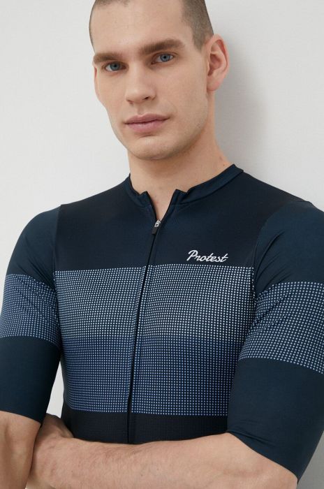 Велосипедна футболка Protest Prtaimar колір синій візерунок
