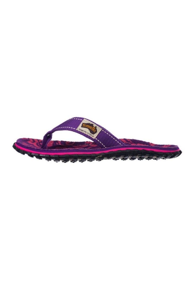 Gumbies - В'єтнамки Islander Purple Hibiscu колір фіолетовий фото 3