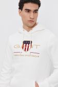 Кофта Gant чоловіча колір білий з аплікацією