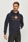 Кофта Gant чоловіча колір синій з аплікацією (722889)