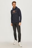 Кофта Gant чоловіча колір синій з аплікацією (722889)
