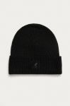 Kangol - Шапка K3020ST.BK001-BK001 колір чорний Kangol - Шапка K3020ST.BK001-BK001 колір чорний