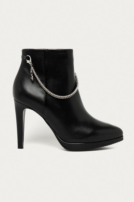 Wojas - Шкіряні черевики колір чорний (692705)