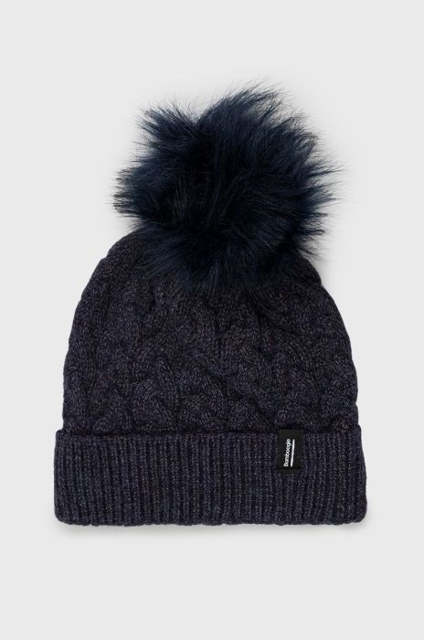 Шапка з домішкою вовни Bomboogie колір синій