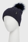 Шапка з домішкою вовни Bomboogie колір синій
