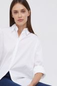 Сорочка Mos Mosh жіноча колір білий regular класичний комір