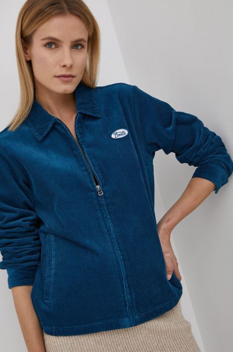 Куртка Brixton жіноча колір бірюзовий перехідна