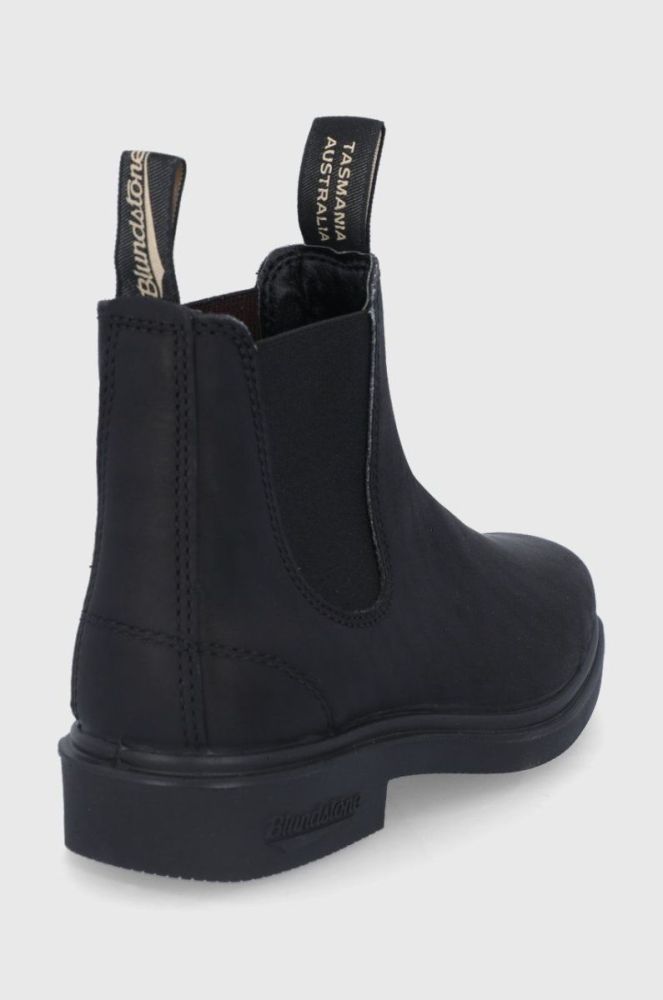 Шкіряні черевики Blundstone 063 жіночі колір чорний на плоскому ходу фото 3