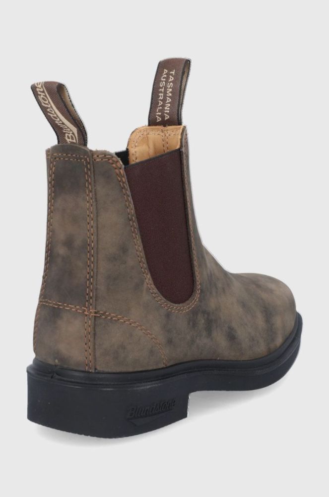 Шкіряні черевики Blundstone 1306 жіночі колір коричневий на плоскому ходу фото 3